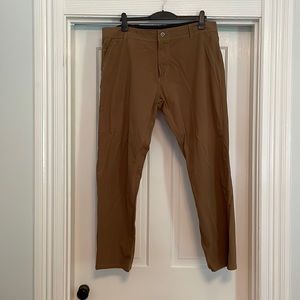 Kuhl khaki pants. Size 42x32. Only worn 3 times. Slax, style 5090.